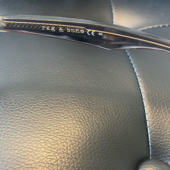 Rag & bone wayfarer eyeglasses rnb3001 140 excellent with case black and grey - Picture 4 of 5